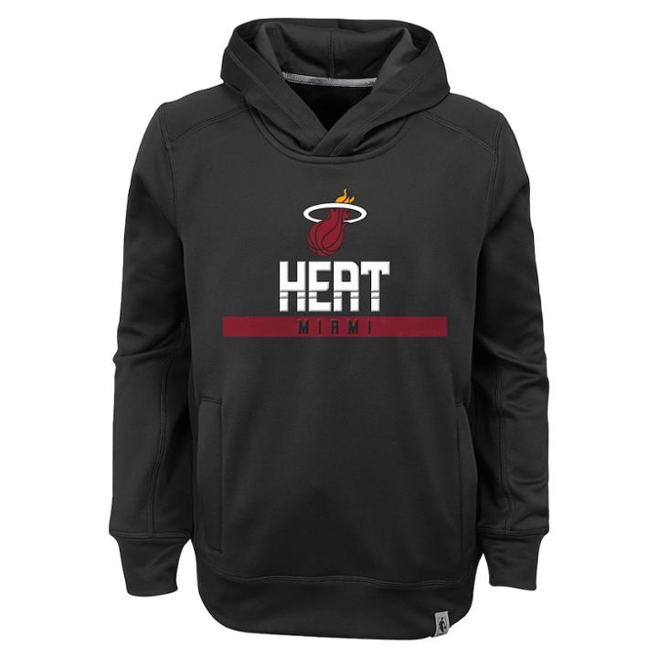 Boys 8-20 Miami Heat Playmaker Hoodie, Size: M 10-12, Black