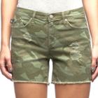 Women's Rock & Republic&reg; Hula Camouflage Shorts, Size: 12, Ovrfl Oth