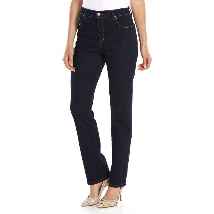 Women's Gloria Vanderbilt Amanda Classic Tapered Jeans, Size: 16 T/l, Med Blue