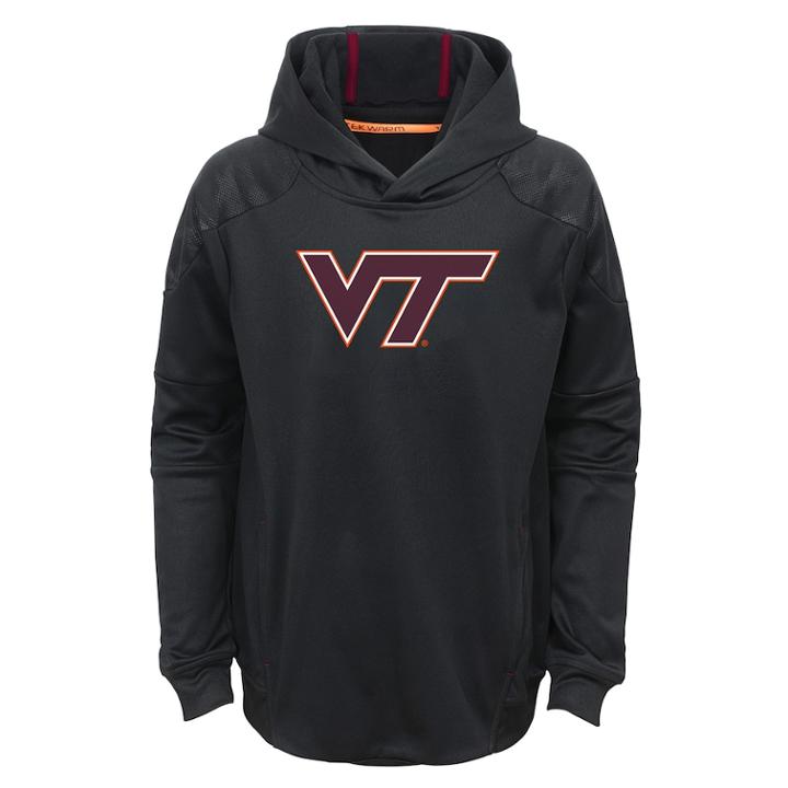 Boys 4-7 Virginia Tech Hokies Mach Pullover Hoodie, Size: M 5-6, Black