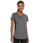 Women's Tek Gear&reg; V-neck Base Layer Tee, Size: Medium, Dark Grey