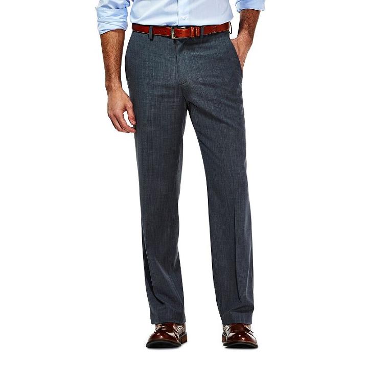 Big & Tall Haggar Travel Classic-fit Performance Suit Pants, Men's, Size: 48x30, Oxford