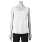 Women's Dana Buchman Essential Tank, Size: Xl, White