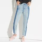 K/lab High-waist Frayed Ankle Jeans, Teens, Size: 12, Med Blue