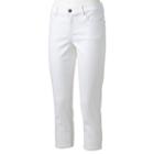 Women's Juicy Couture Flaunt It Skinny Capri Jeans, Size: 12, White Oth