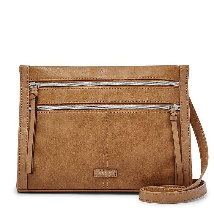 Relic Kerrington Crossbody Bag, Women's, Lt Brown