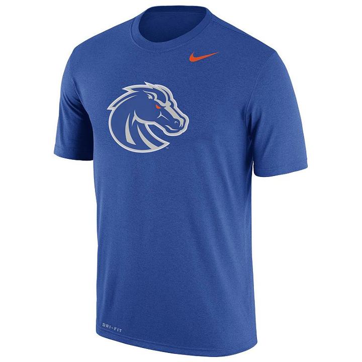 Men's Nike Boise State Broncos Legend Dri-fit Tee, Size: Medium, Blue, Comfort Wear