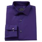 Men's Marc Anthony Slim-fit Non-iron Stretch Dress Shirt, Size: 17-32/33, Drk Purple