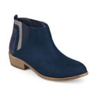 Journee Collection Wiley Women's Ankle Boots, Size: 5.5 Med, Blue (navy)