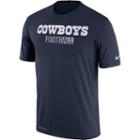 Men's Nike Dallas Cowboys Legend Staff Sideline Dri-fit Tee, Size: Xl, Other Clrs