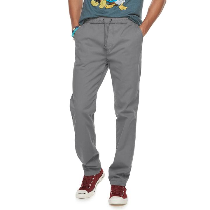 Men's Urban Pipeline&reg; Maxflex Pull-on Twill Pants, Size: Small, Med Grey