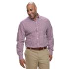 Big & Tall Izod Premium Essentials Classic-fit Stretch Button-down Shirt, Men's, Size: 3xl Tall, Brt Purple