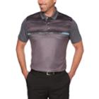 Men's Grand Slam On Course Regular-fit Space Dye Performance Golf Polo, Size: Xl, Silver