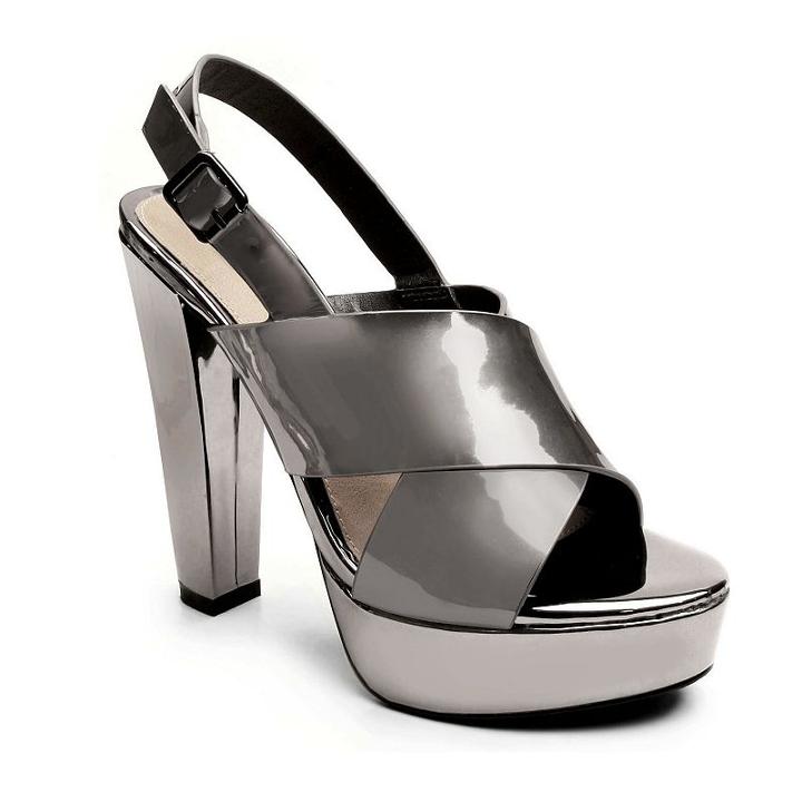 2 Lips Too Too Oddyssey Women's Platform Sandals, Girl's, Size: Medium (10), Grey Other