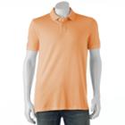 Men's Sonoma Goods For Life&trade; Flexwear Classic-fit Pique Polo, Size: Small, Lt Orange
