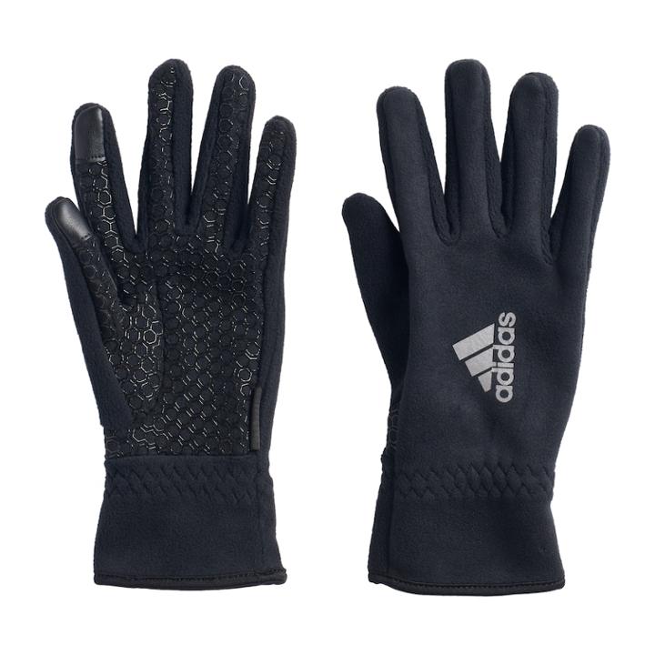 Women's Adidas Comfort Fleece 3.0 Performance Tech Gloves, Size: Medium, Black