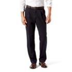 Men's Dockers&reg; Stretch Easy Khaki D3 Classic-fit Pleated Pants, Size: 38x34, Blue (navy)