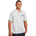 Men's Antigua Chicago Cubs 2016 World Series Champions Deluxe Striped Polo, Size: Xxl, White