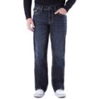 Men's Axe & Crown Onix Bootleg Jeans, Size: 34x32, Dark Blue