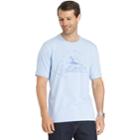 Men's Izod Saltwater Classic-fit Graphic Tee, Size: Large, Light Blue