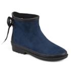Journee Collection Burke Women's Rain Boots, Size: Medium (8.5), Blue (navy)
