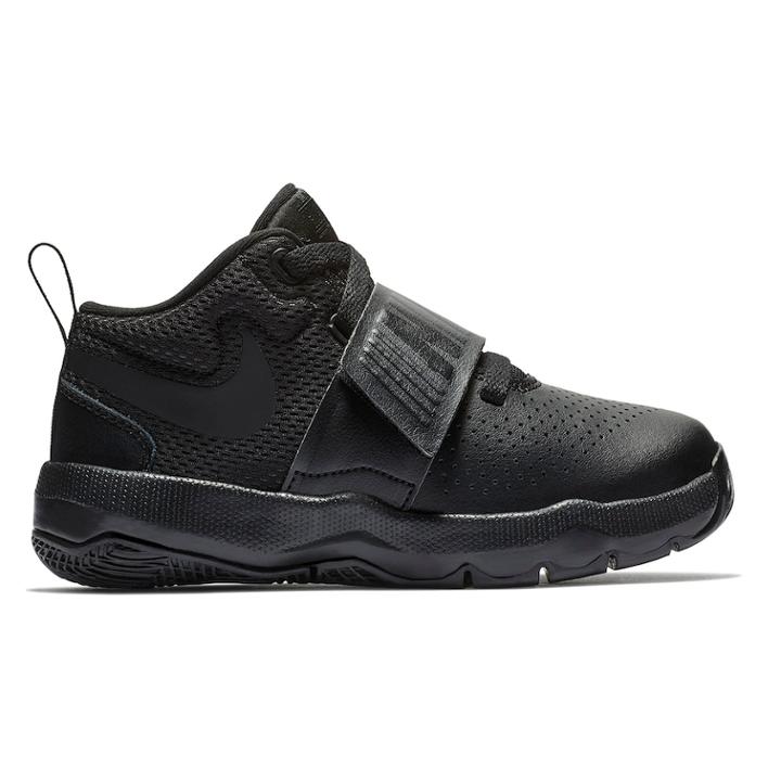 Nike Team Hustle D8 Preschool Kids' Sneakers, Size: 4, Grey (charcoal)
