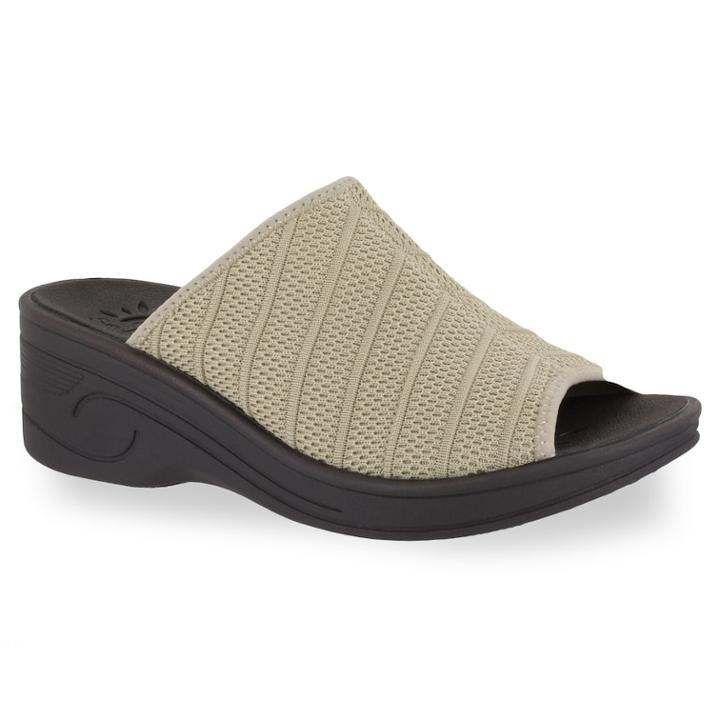 Easy Street Airy Women's Wedges, Size: Medium (9), Natural