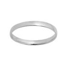 Sterling Silver Wedding Ring, Men's, Size: 5.50
