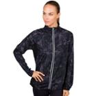 Women's Jockey Sport Lava Printed Running Jacket, Size: Small, Oxford
