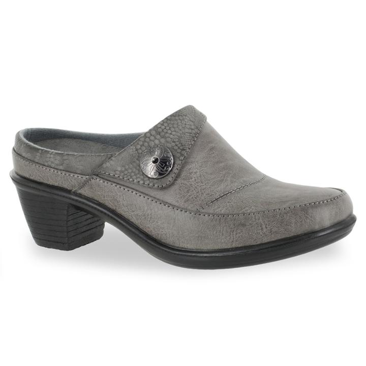 Easy Street Journey Women's Mules, Size: 8.5, Grey
