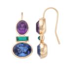 Chaps Oval Nickel Free Drop Earrings, Women's, Multicolor