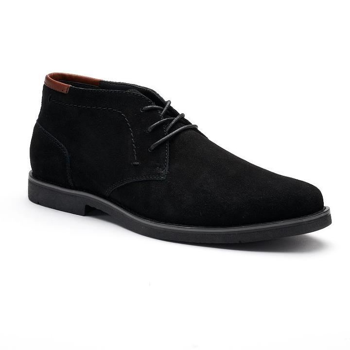 Sonoma Goods For Life&trade; Braydon Men's Chukka Boots, Size: Medium (9), Black