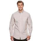 Big & Tall Croft & Barrow&reg; Classic-fit Stretch Woven Button-down Shirt, Men's, Size: 2xb, Lt Brown