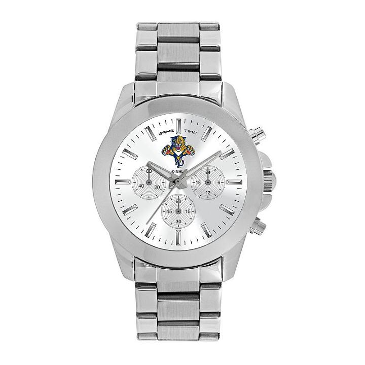Game Time, Women's Florida Panthers Knockout Watch, Silver