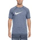 Men's Nike Dri-fit Heathered Hydroguard Tee, Size: Medium, Blue