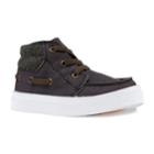 Oomphies Riley Toddler Boys' High Top Sneakers, Size: 7 T, Blue (navy)
