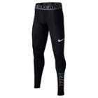 Boys 8-20 Nike Base Layer Leggings, Size: Large, Grey (charcoal)