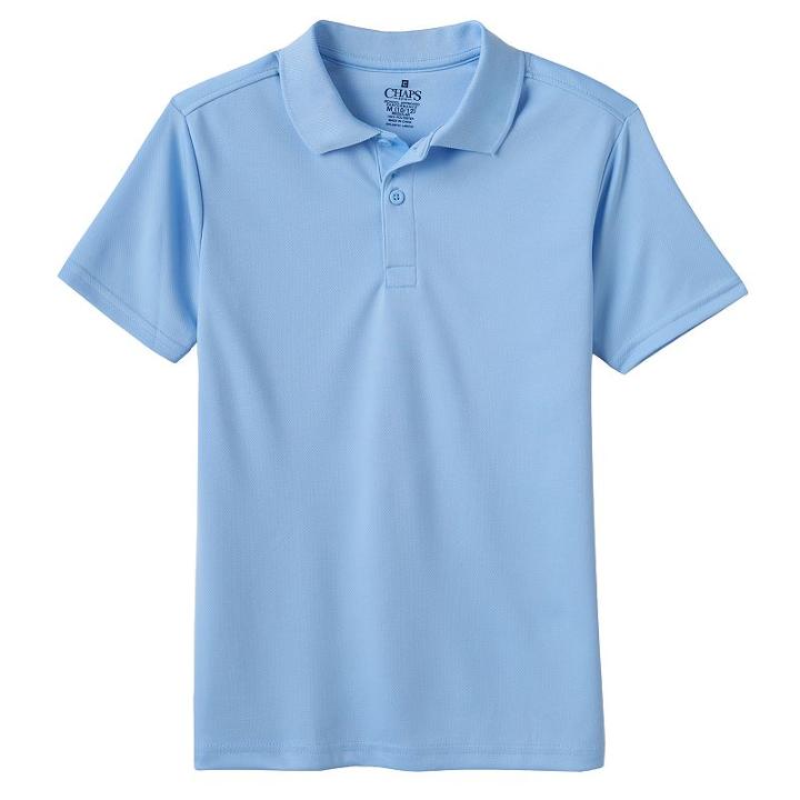 Boys 8-20 Chaps Performance Polo, Boy's, Size: 8, Blue Other