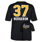 Men's Reebok Boston Bruins Patrice Bergeron Name And Number Tee, Size: Xl, Black