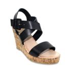 Olivia Miller Valencia Women's Wedge Sandals, Girl's, Size: 9, Black