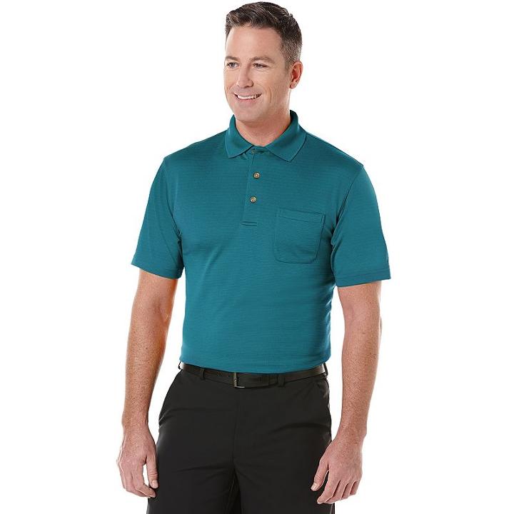 Big & Tall Grand Slam Airflow Solid Pocketed Performance Golf Polo, Men's, Size: 2xb, Blue Other