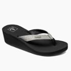Reef Star Hi Women's Wedge Sandals, Size: 8, Black