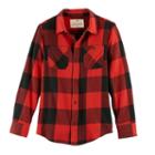 Boys 8-20 Urban Pipeline&reg; Ultimate Regular-fit 2-pocket Flannel Button-down Shirt, Size: Large, Med Red