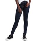 Women's Levi's Pull-on Skinny Jeans, Size: 27(us 4)m, Dark Blue
