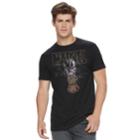 Men's Thanos Fist Tee, Size: Small, Black