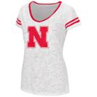 Juniors' Campus Heritage Nebraska Cornhuskers Contrasting Ringer Tee, Women's, Size: Small, Red Other