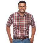 Big & Tall Croft & Barrow&reg; True Comfort Regular-fit Stretch Button-down Shirt, Men's, Size: 3xb, Drk Orange