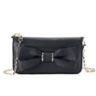 Apt. 9&reg; Nina Bow Crossbody Wallet, Women's, Black