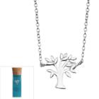 Sterling Silver Family Tree Necklace, Women's, Grey