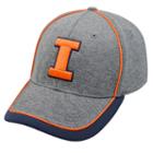 Adult Top Of The World Illinois Fighting Illini Memory Fit Cap, Med Grey